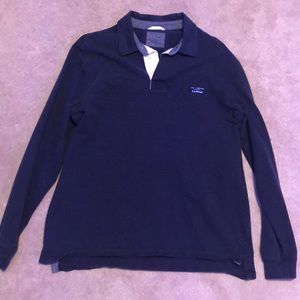 LL Bean large long sleeve polo